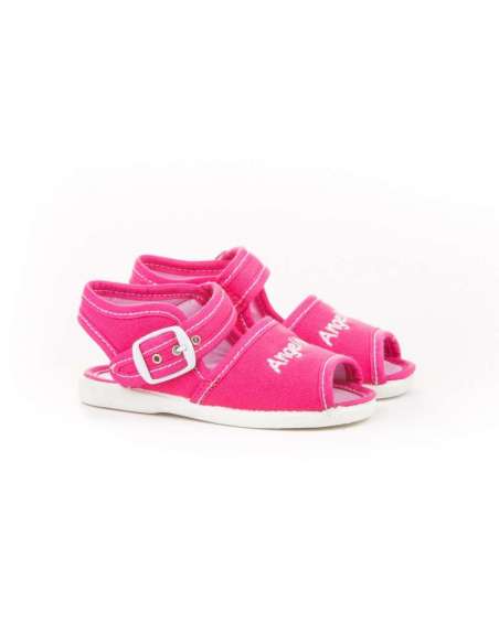 Sandalia Lona AngelitoS 116 fuxia