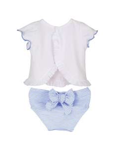 23038 GIRLS T-SHIRT AND SWIM TRUNKS BRAND CALAMARO 2