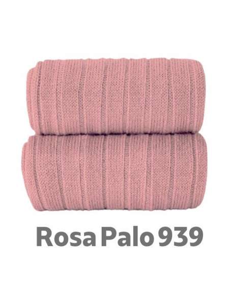 12161 939 ROSA PALO LEOTARDOS ACANALADOS 6X2 DE LANITA  MARCA CONDOR