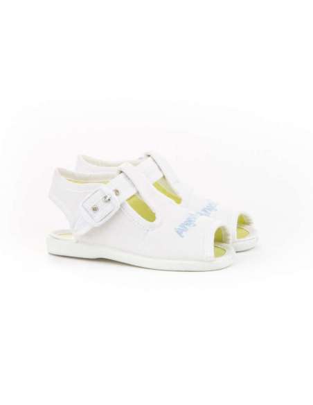 Canvas Sandals AngelitoS  117 white