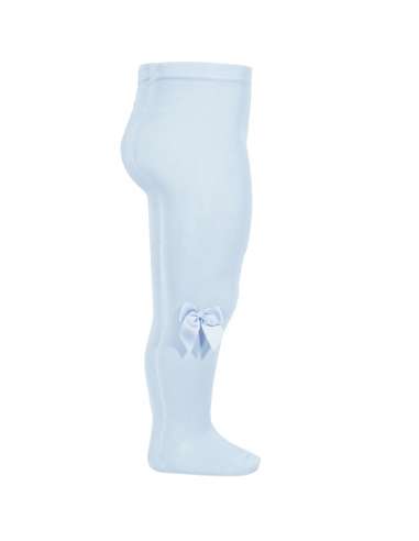 24821 410 SKY BLUE TIGHTS WITH BOW BRAND CONDOR