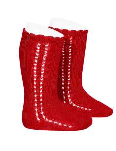 25692 550 ROJO CALCETIN ALTO PERLE MARCA CONDOR