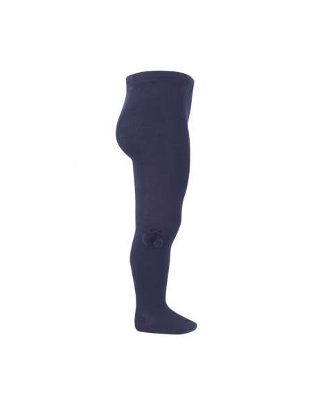 21921 MARINO BABY COTTON TIGHTS WITH SMALL POMPOMS BRAND CONDOR