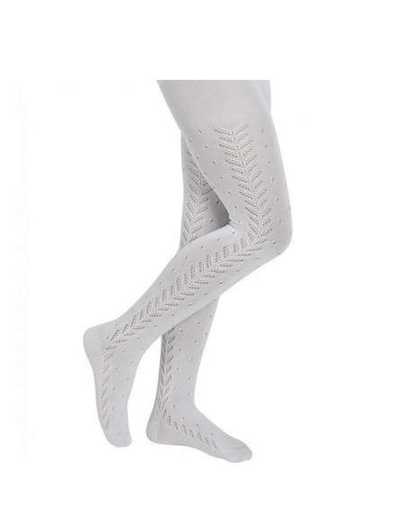 56009 MARFIL BABY TIGHTS FRETWORK  BRAND YSABEL MORA