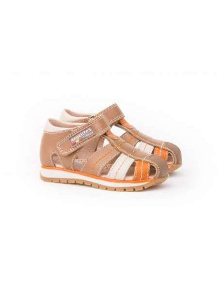 SANDALIA DE NIÑO ANGELITOS 450 CAMEL