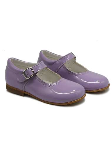 Mary Janes in patent leather Cocoboxi 6270 Lilac