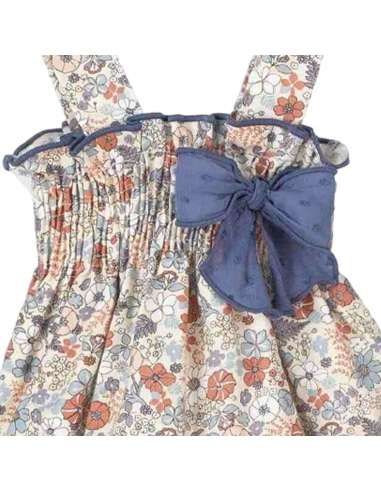 32408  LIMAN ROMPER WITH BOW  BRAND CALAMARO