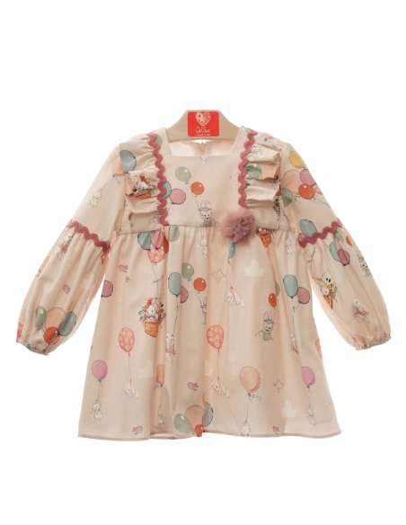 5185DS VESTIDO INFANTIL ANNE  MARCA DEL SUR