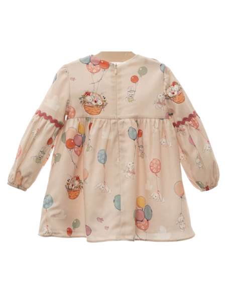 5185DS VESTIDO INFANTIL ANNE  MARCA DEL SUR