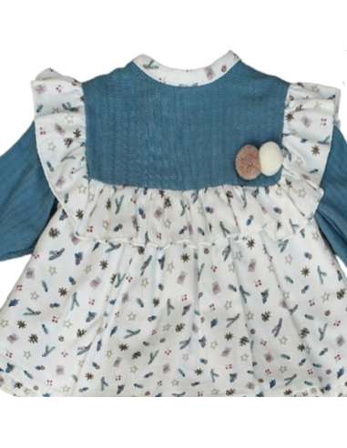 323423 VESTIDO  CON BRAGUITA  Y CAPOTA MARCA...