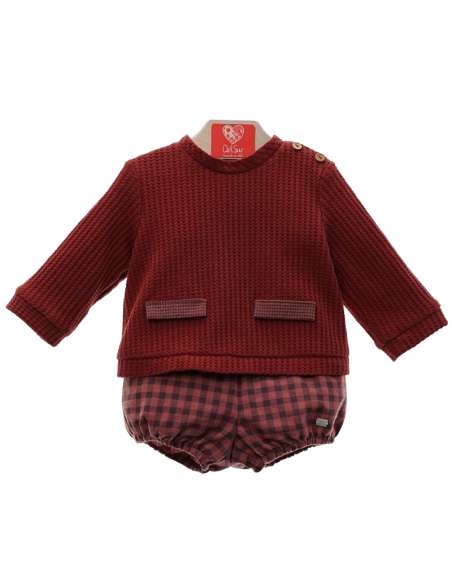 1032 TEJA CONJUNTO BABY  MARCA DEL SUR