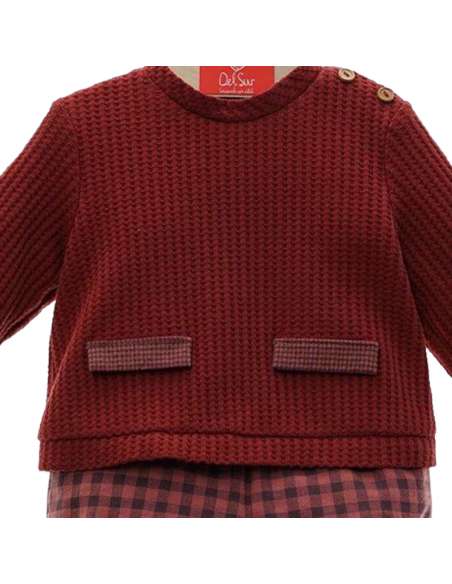 1032 TEJA CONJUNTO BABY  MARCA DEL SUR