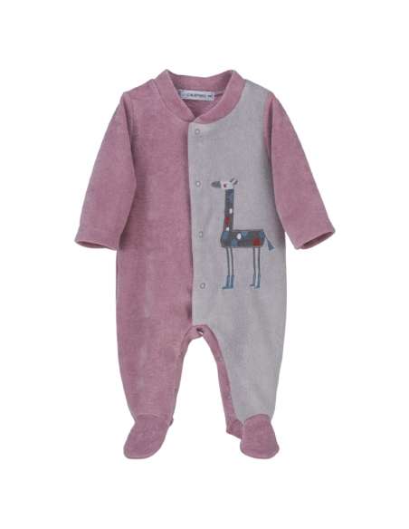 33003 ROSA PALO PIJAMA JIRAFA MARCA CALAMARO
