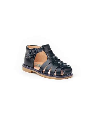 Angelitos Toddlers Leather T-Strap Shoe 