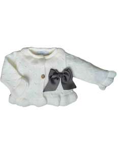 DF24026 CRUDO CHAQUETA PERLE NIÑA MARCA DULCE DE FRESA