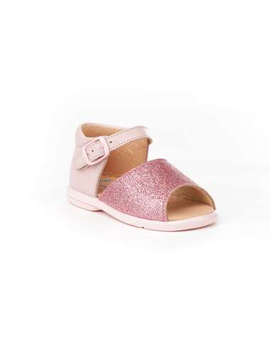 Sandals in Leather AngelitoS 922 pink