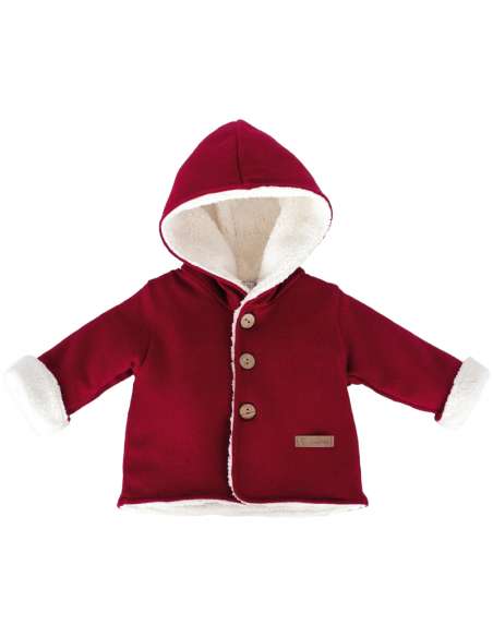 14006 GARNET  JACKET WITH HOOD BRAND CALAMARO