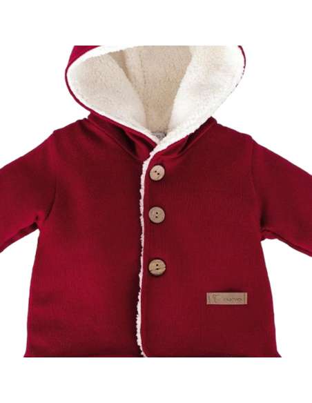 14006 GARNET  JACKET WITH HOOD BRAND CALAMARO