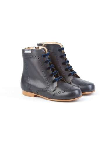 AngelitoS Boots in Leather 600 navy
