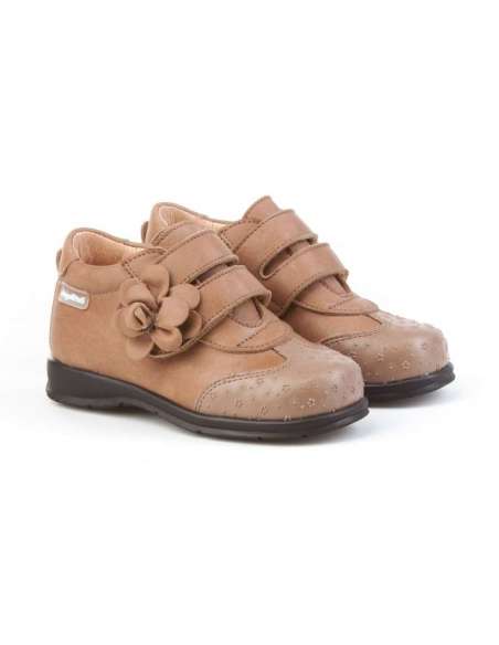 Botita Sport Velcro Flor AngelitoS 654 Tapue