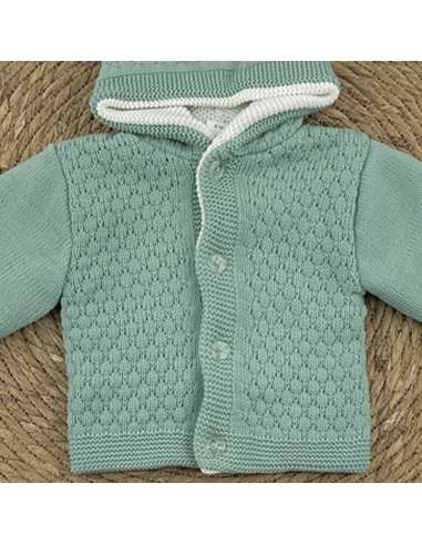 4100310 GREEN WINTER HOODED JACKET FOR BABY...