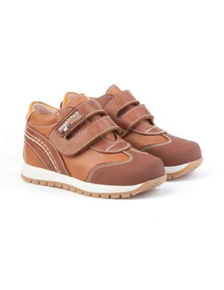 Botita Sport Velcro AngelitoS 652 Cuero