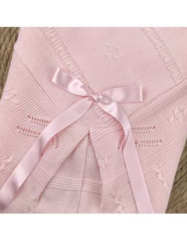 1102955 pink Baby Shawl BRAND ALMA