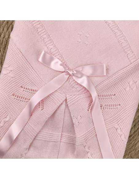 1102955 pink Baby Shawl BRAND ALMA