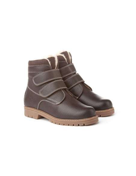 Safari Velcro Boots AngelitoS 761 Chocolate