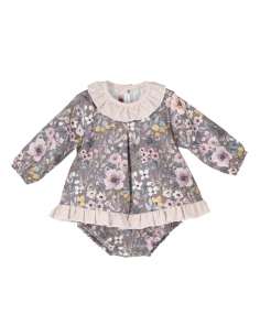 22043 LEOBEN BABY DRESS WITH KNICKERS BRAND CALAMARO