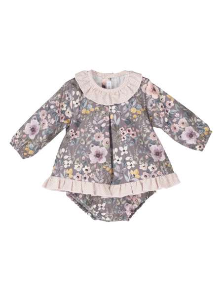 22043 LEOBEN BABY DRESS WITH KNICKERS BRAND CALAMARO