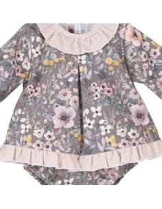 22043 LEOBEN BABY DRESS WITH KNICKERS BRAND CALAMARO 2