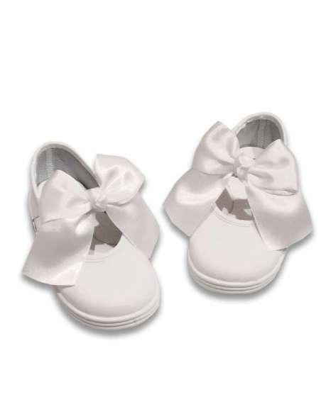 Mercedita Piel Javer 161 con lazo blanco