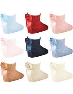 CALCETINES CORTO PUNTO BOBO CON LAZO CÓNDOR 20074