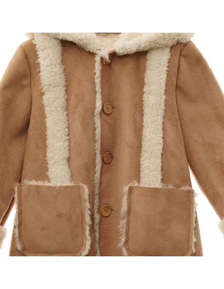 4991DS CAMEL ABRIGO INFANTIL  MARCA DEL SUR