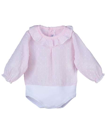 19037 ROSA BODY CAMISA PLUMETI  MARCA CALAMARO