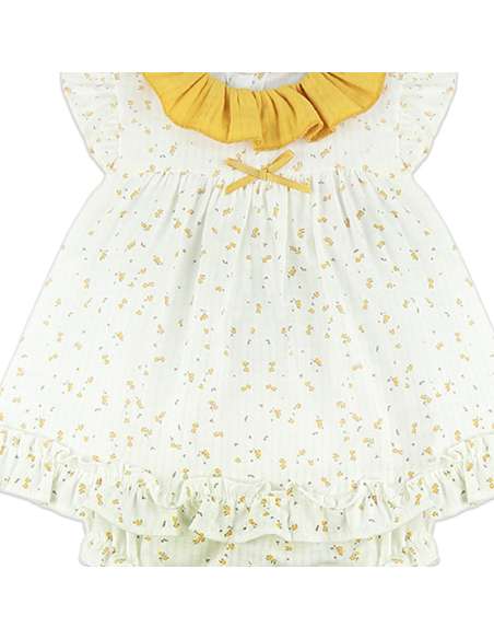 24123 GIRLS DRESS WITH BONNET  BRAND BABYFERR