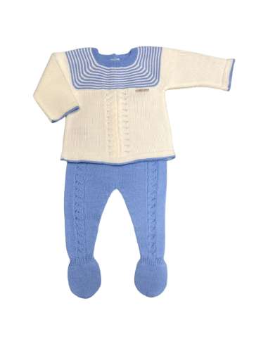 80500 WOOL BABY SET  TWO PIECES BRAND VISI
