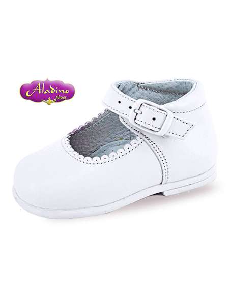 Mercedes en piel Aladino 7115 blanco