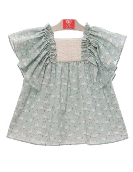 10553DS GIRL DRESS SEA DUCKS BRAND DEL SUR