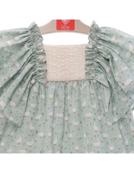 10553DS GIRL DRESS SEA DUCKS BRAND DEL SUR