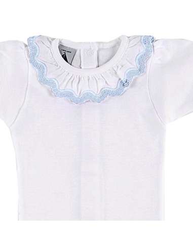 B1198 BLANCO/CELESTE  BODY MARCA  BABIDU