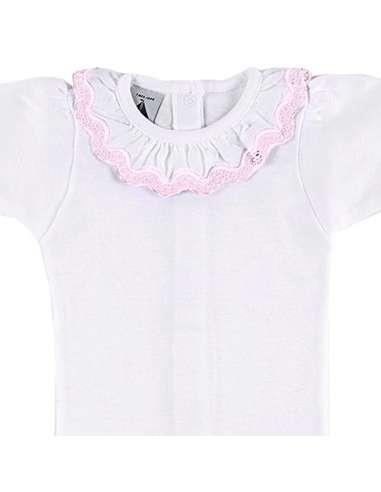 B1198 BLANCO/ROSA BODY MARCA  BABIDU