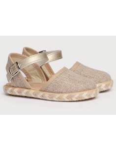 ESPADRLLES CANVAS ANGELITOS 952 PLATINO