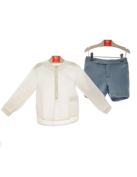 1246DS CELESTE CONJUNTO NIÑO MARCA DEL SUR