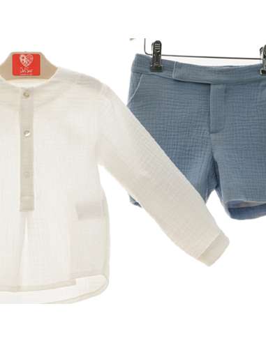 1246DS CELESTE CONJUNTO NIÑO MARCA DEL SUR