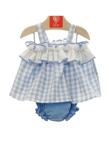 1831DS BABY DRESS AND NAPPY LEVANTE BRAND DEL SUR