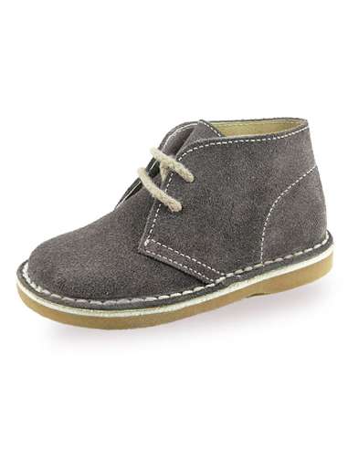 SUEDE BOOTS WITH LACE 014 GREY