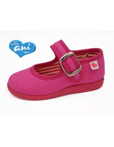 CANVAS MARY JANES ANY112 FUSHIA