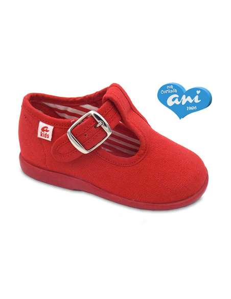 CANVAS T-BARS ANY113 RED